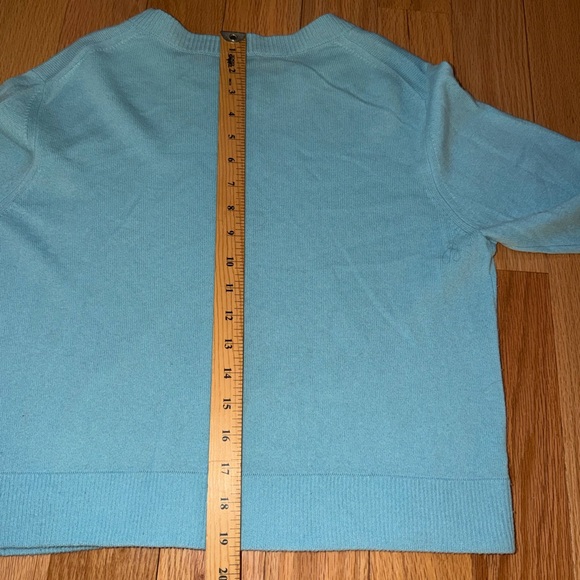 Vince wool and CASHMERE Light Blue Button-Up Cardigan - Picture 13 of 14